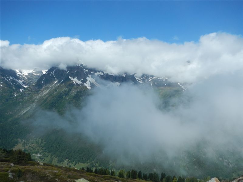 Paysage en étant sur Aiguillette des Posettes